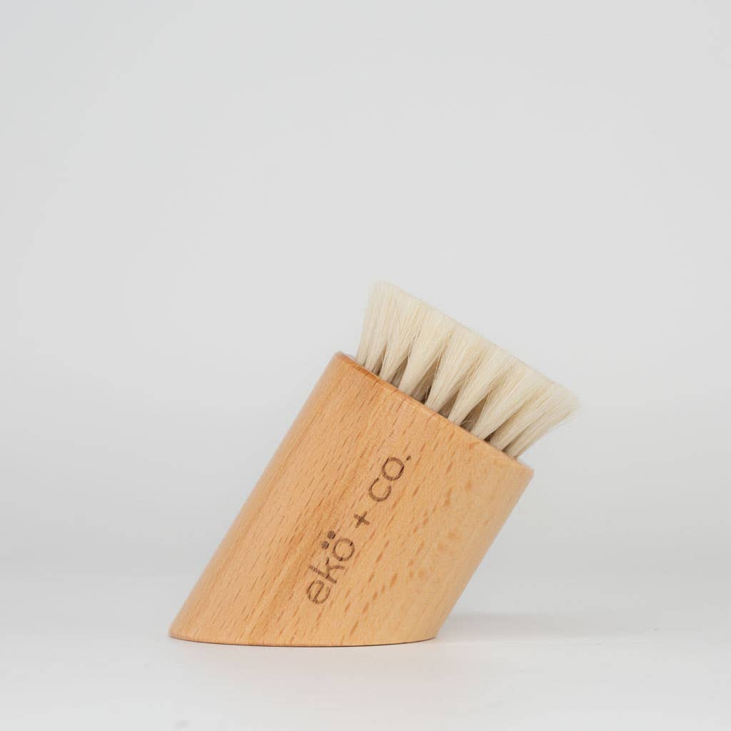 Wooden Bamboo Facial Dry Brush