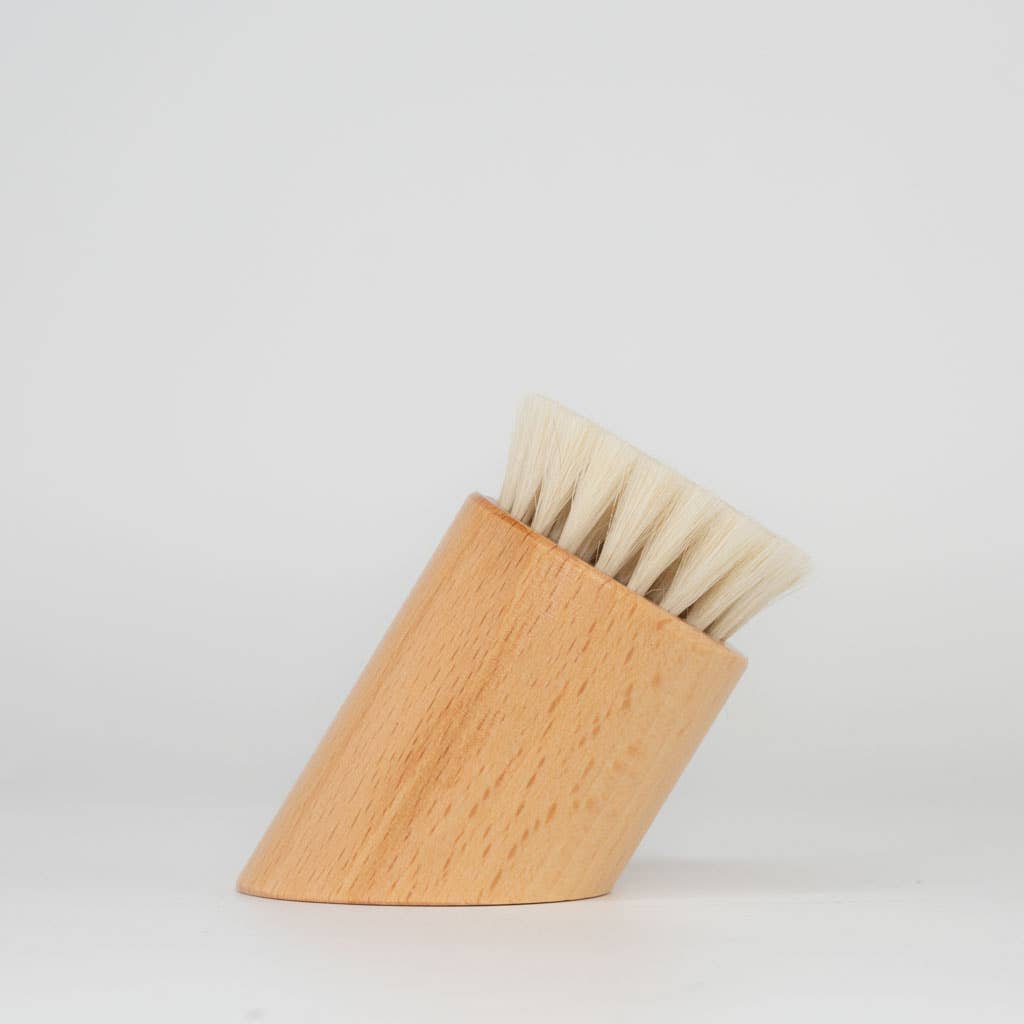 Wooden Bamboo Facial Dry Brush