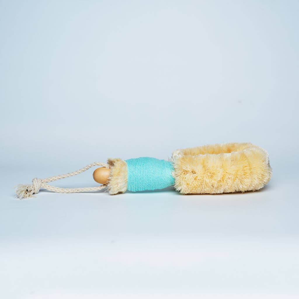 Japanese Style Sisal Dry Body Brush with Rope