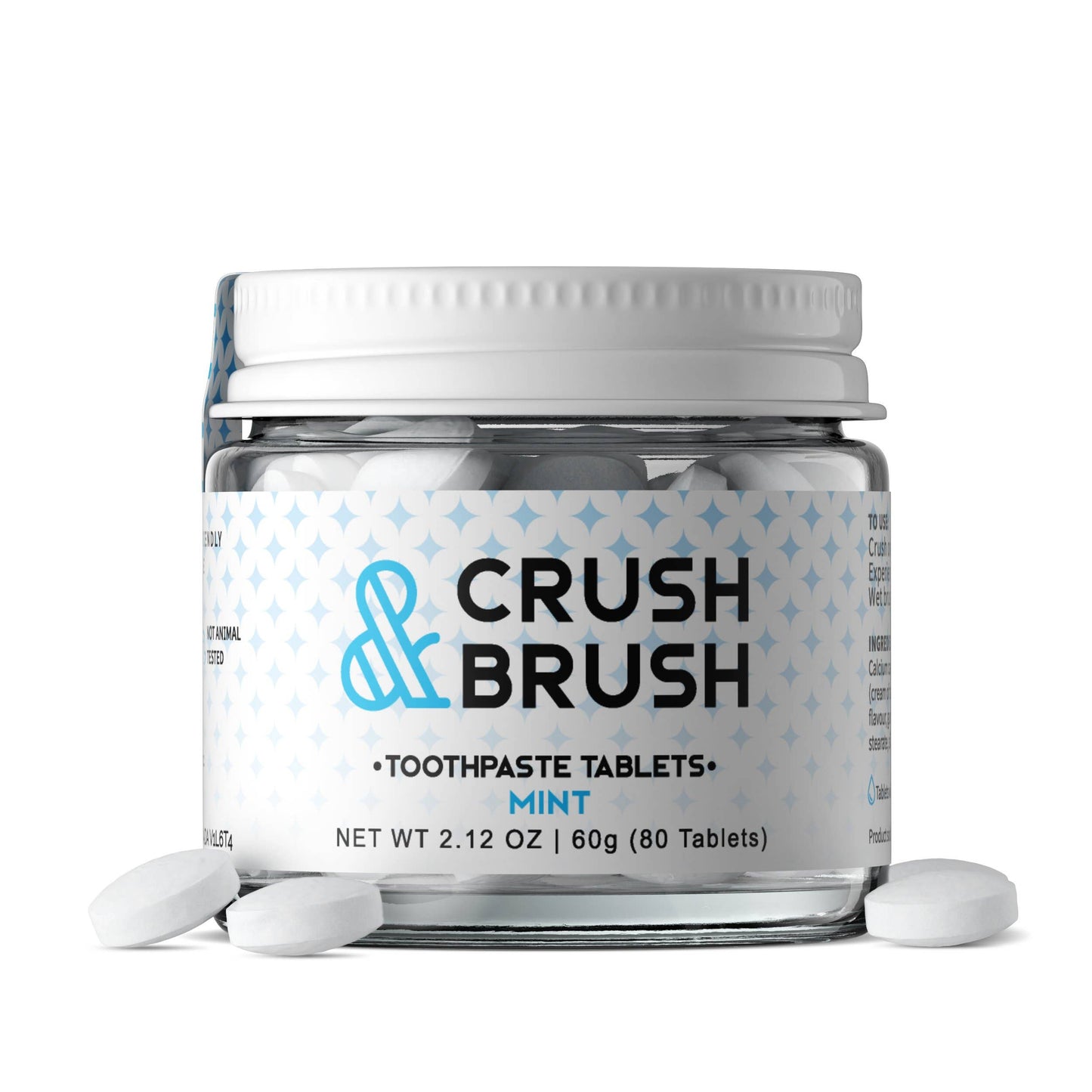 Crush & Brush Toothpaste Tablet - MINT 60g/2.2oz